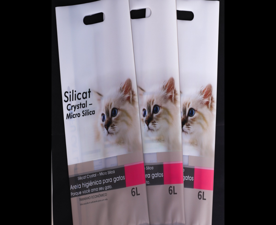 Factory Supply Three-Side Sealed Cat Litter Bag Dog Food Bag Pet Supplies Packaging Bag Pet Snack Packaging
