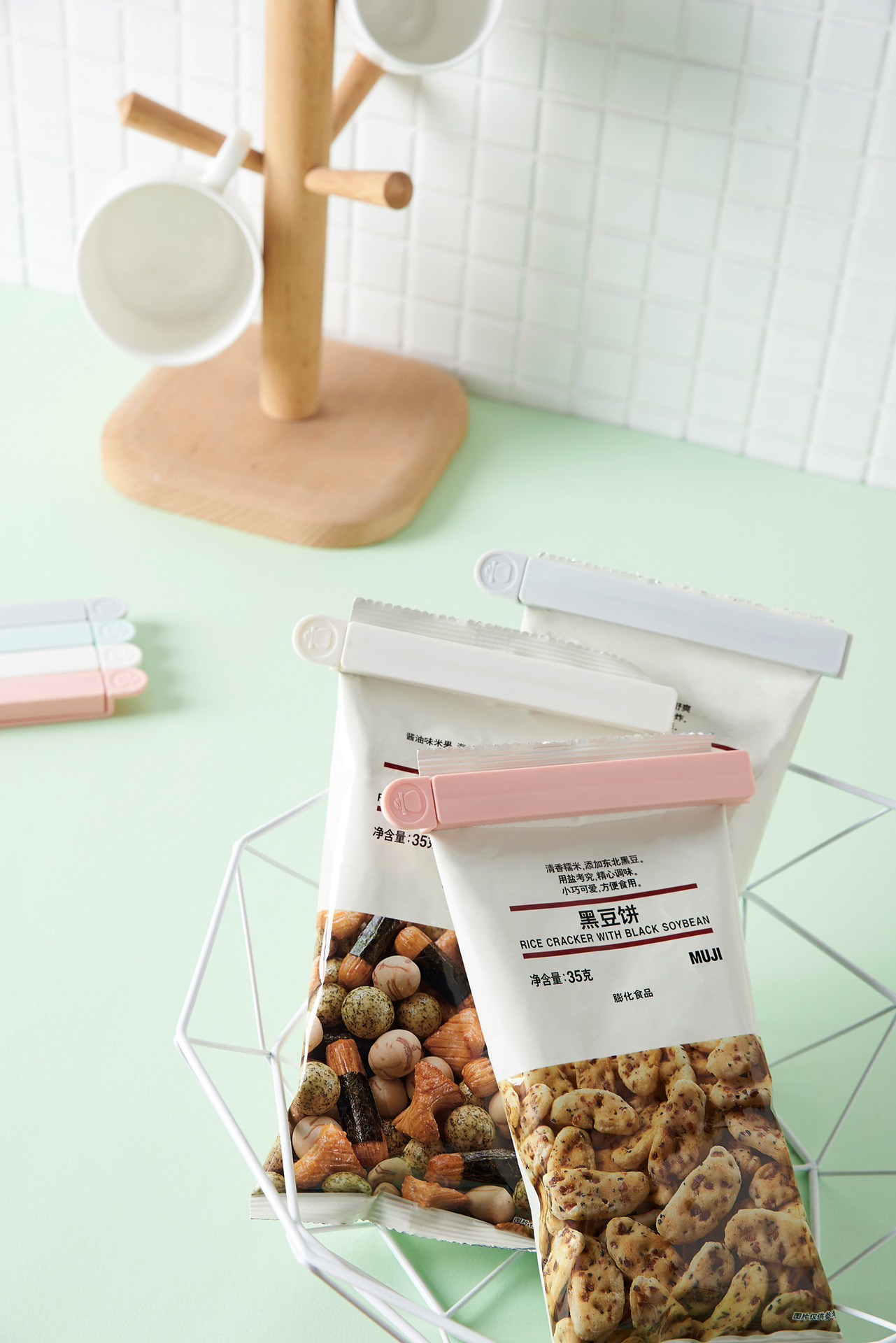 Plastic Sealing Clamp Tea Sealing Clip Gift Snack Food Bag Sealing Clip Gift Customization/Logo Making