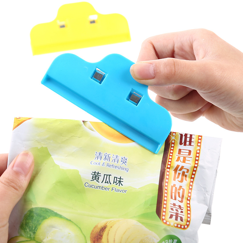 Large plastic food seal clamps the food bag snacks clip moistureproof preservation sealer plastic bag sealer