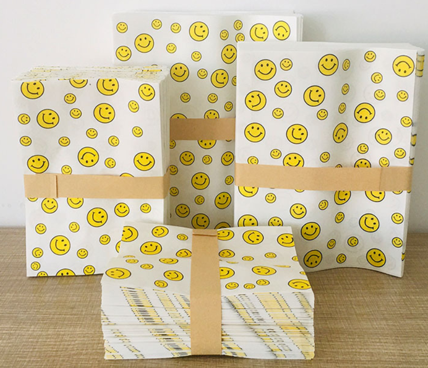  Food Bag French Fries Oil-Proof Wrapping Paper Bag Fried Chicken Chop Snack Packing Bag Disposable Customization