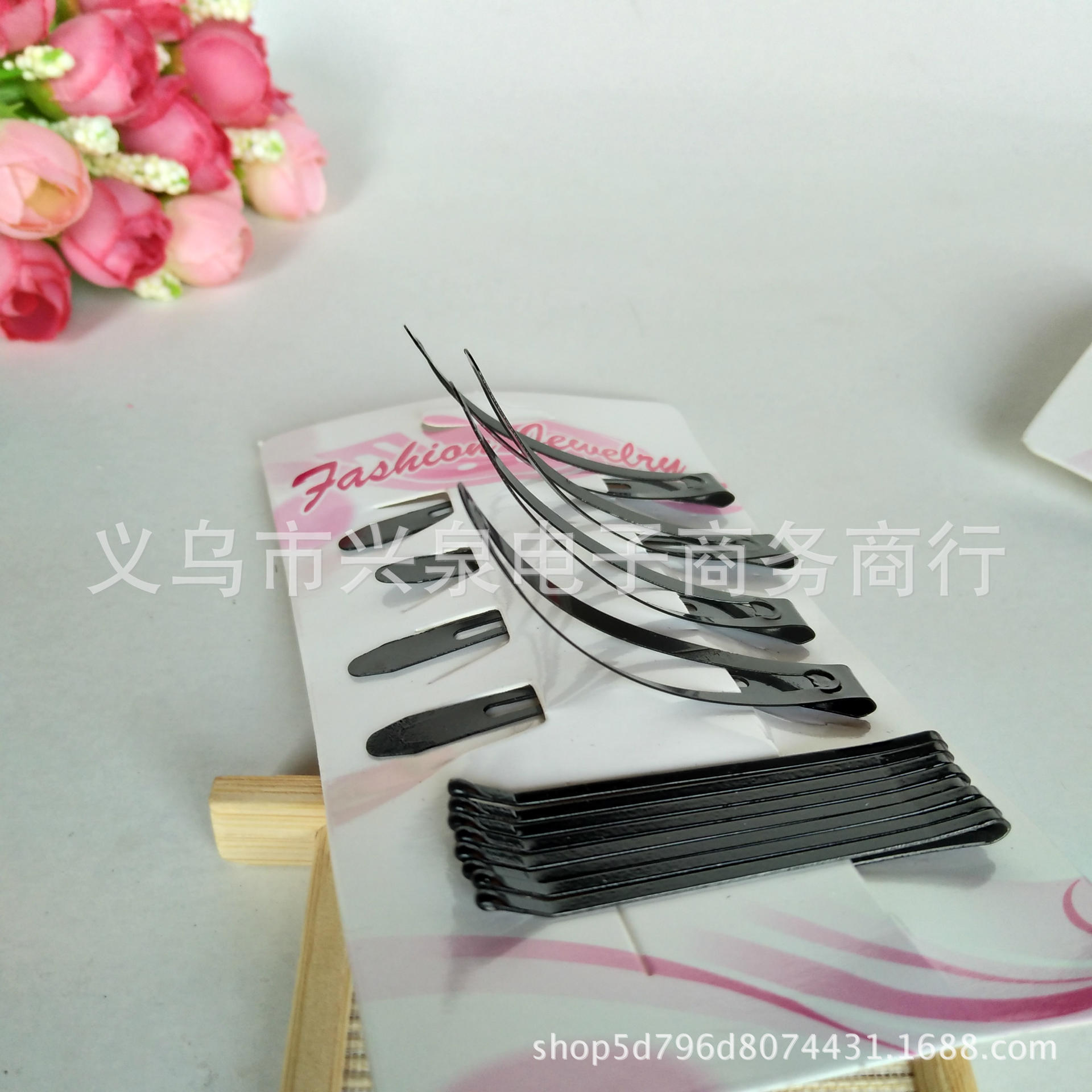 One Yuan Store BB Clip Set Black Hairpin Side Clip Bang Clip Card Pack BB Clip One Yuan Supply
