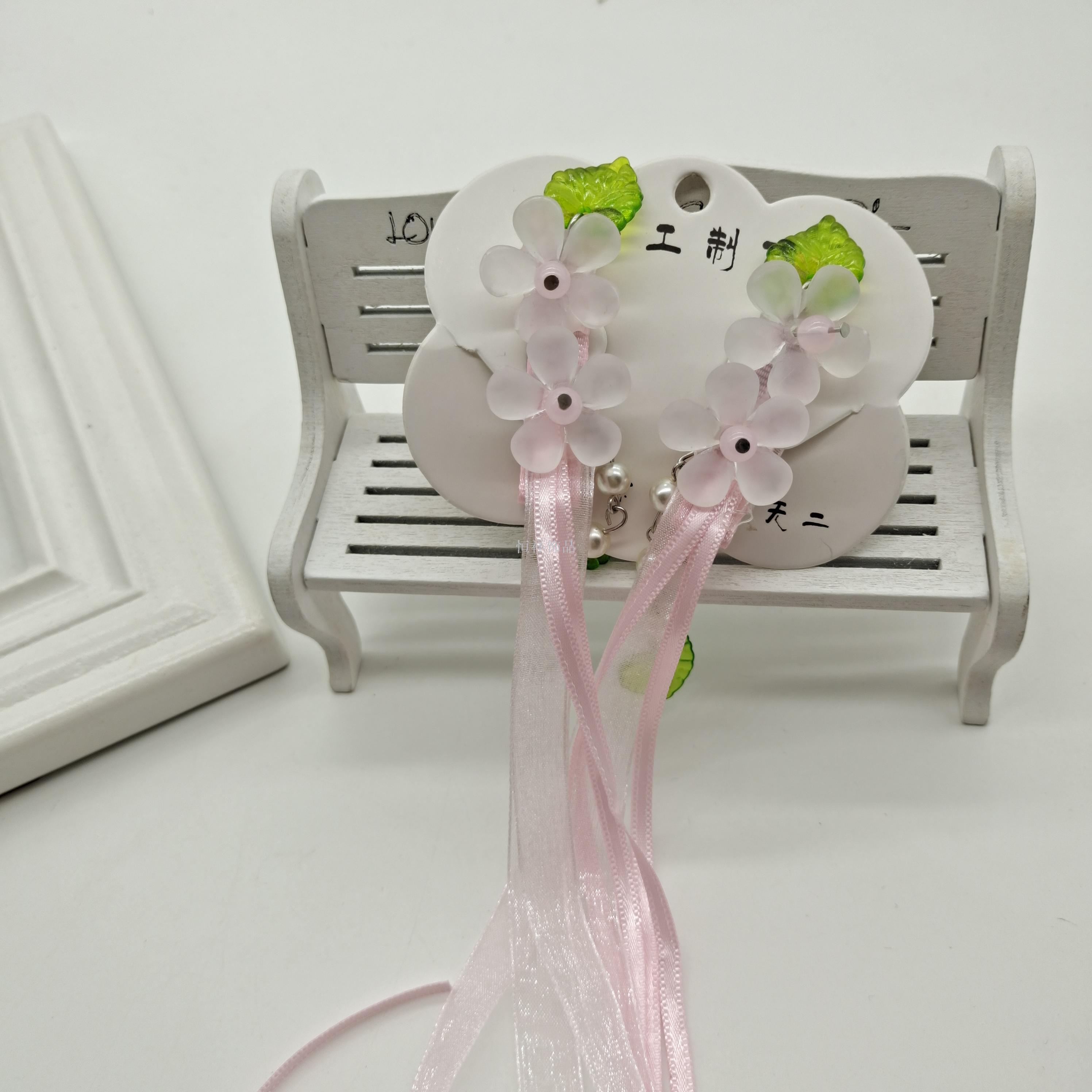 Child adult Hanfu ancient costume Headpiece girl ancient style hairpin hairpin Tassel girl Chinese style hair card head flower Child adult Hanfu ancient costume Headpiece girl ancient style hairpin hairpin Tassel girl Chinese style hair card head flower