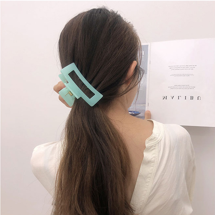 Solid Color Sugar Jelly Color Shark Clip Fresh Japanese and Korean Elegant Graceful Grip Female Bath Hairpin Card Head Jewelry Solid Color Sugar Jelly Color Shark Clip Fresh Japanese and Korean Elegant Graceful Grip Female Bath Hairpin Card Head Jewelry