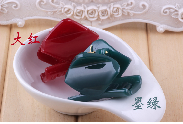 The Korean version of the diamond hairpin hair clip Liu Haijia catch top clamp side clamping card clip
