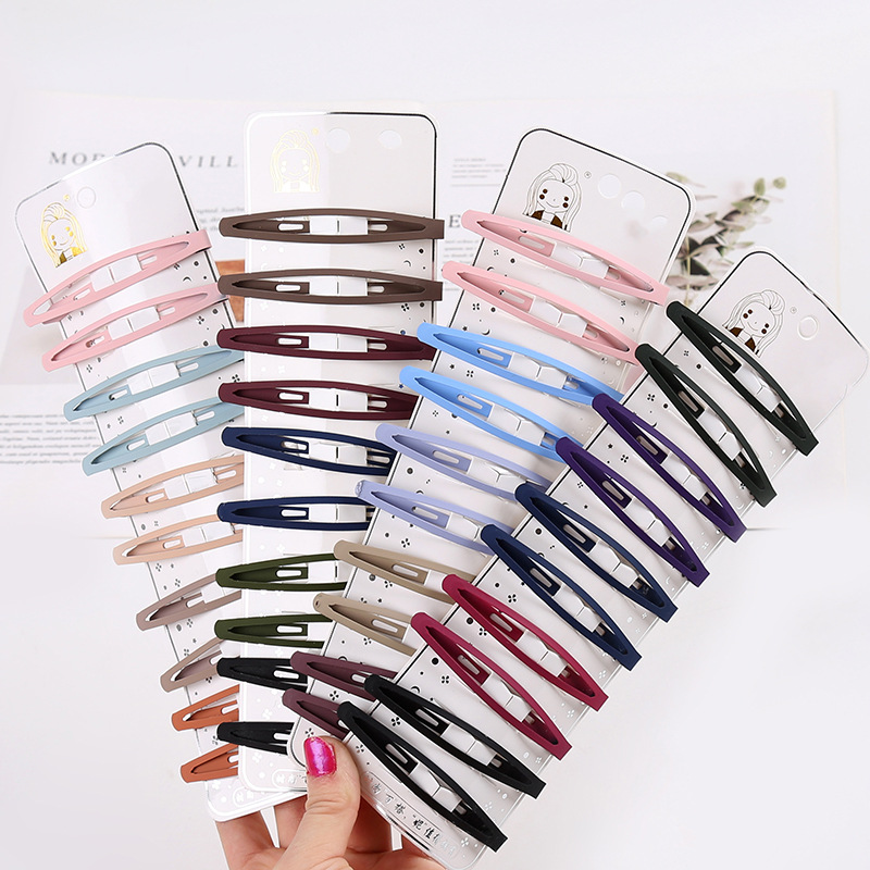 Korean Adult BB Clip Internet Influencer Hair Clip Hairpin Hair Ornaments Bangs Clip Women&#039;s Card BB Clip 2 Yuan Store Wholesale