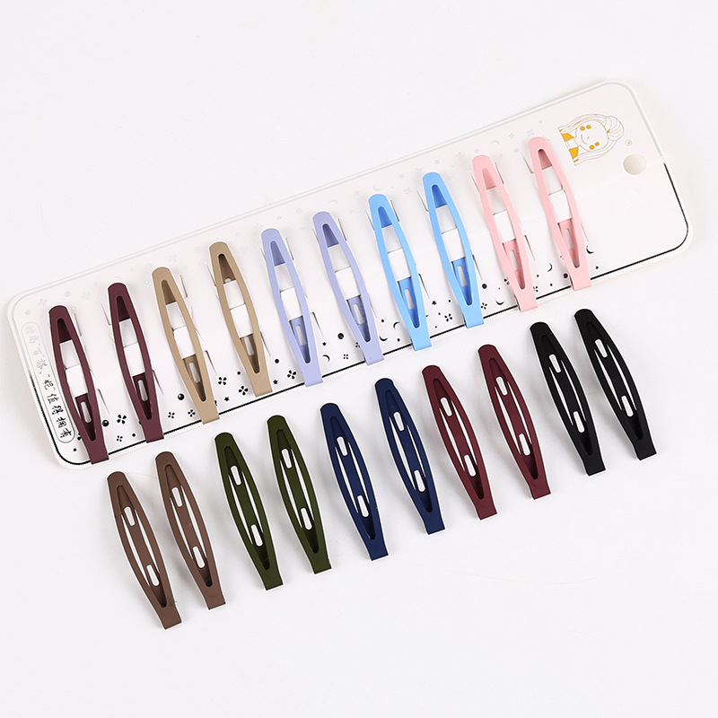 Korean Adult BB Clip Internet Influencer Hair Clip Hairpin Hair Ornaments Bangs Clip Women's Card BB Clip 2 Yuan Store Wholesale