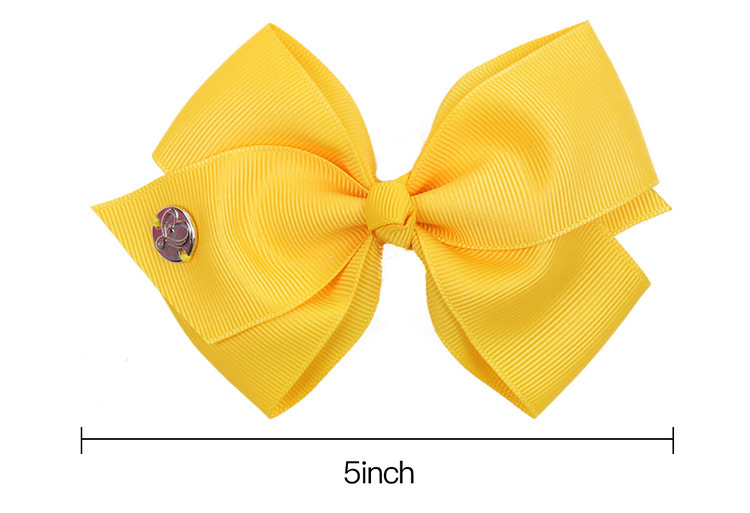Cross-Border Hot 5-Inch JoJo Bow Barrettes Set 6 Colors One Card Children's Hairpin Headdress European and American Hair Accessories