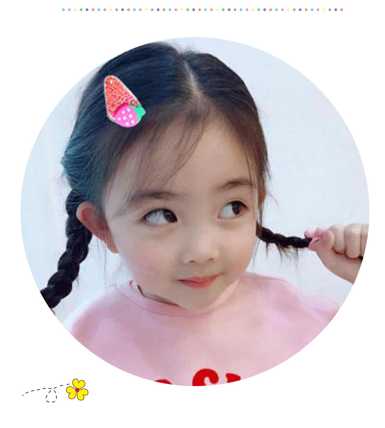 Korean Style Children's Quicksand Barrettes New BB Clip Card Infant Hairpin Hairclip Baby Baby Clip Headdress
