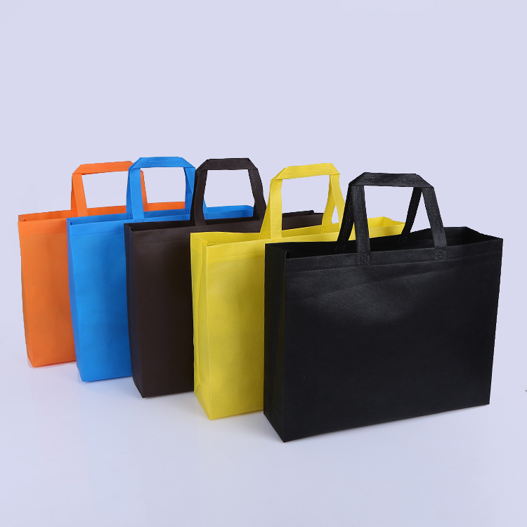 Three dimensional nonwoven tote bag spot custom supermarket shopping bags of clothing gift bags covered with film advertising green bags Three dimensional nonwoven tote bag spot custom supermarket shopping bags of clothing gift bags covered with film advertising green bags