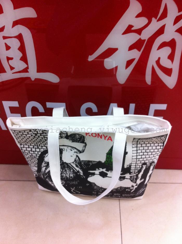 Factory direct coated cotton bag cotton bags Eiffel zipper nonwoven advertisement bags Factory direct coated cotton bag cotton bags Eiffel zipper nonwoven advertisement bags