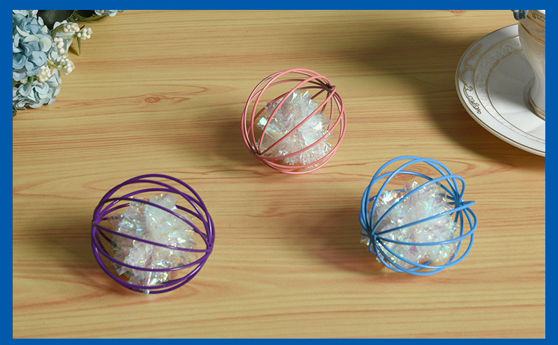Pet Cat Toy Color Funny Cat Prisoner's Cage Ringing Paper Ball Yizhi Sound Paper Ball Laser Film Interactive Bite Toy Wholesale Pet Cat Toy Color Funny Cat Prisoner's Cage Ringing Paper Ball Yizhi Sound Paper Ball Laser Film Interactive Bite Toy Wholesale