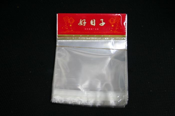 Laser film clip OPP plastic bags specifications