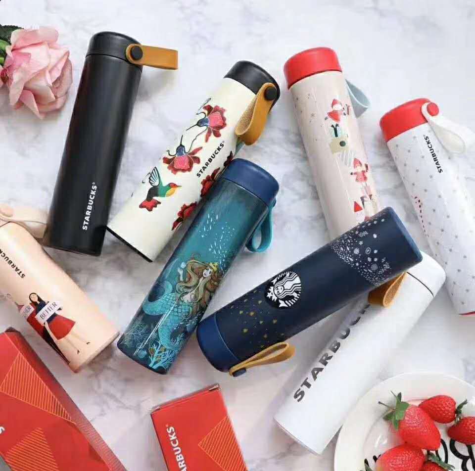 16Z Mermaid Carrying Rope Stainless Steel Thermos Cup Portable Cup Wood Grain Coffee Cup Support One Piece Dropshipping 16Z Mermaid Carrying Rope Stainless Steel Thermos Cup Portable Cup Wood Grain Coffee Cup Support One Piece Dropshipping