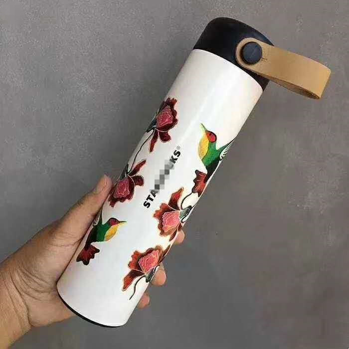 16Z Mermaid Carrying Rope Stainless Steel Thermos Cup Portable Cup Wood Grain Coffee Cup Support One Piece Dropshipping 16Z Mermaid Carrying Rope Stainless Steel Thermos Cup Portable Cup Wood Grain Coffee Cup Support One Piece Dropshipping
