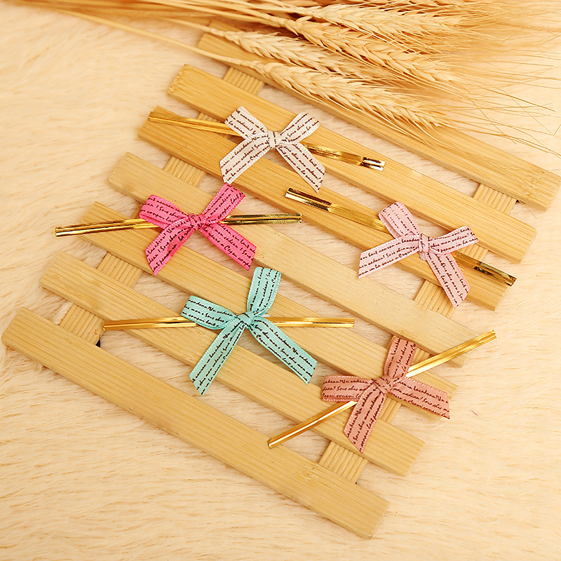 Butterfly ligature silk tie rope 8CM cake bread cookie cake chocolate candy cranberry cookie seal zap