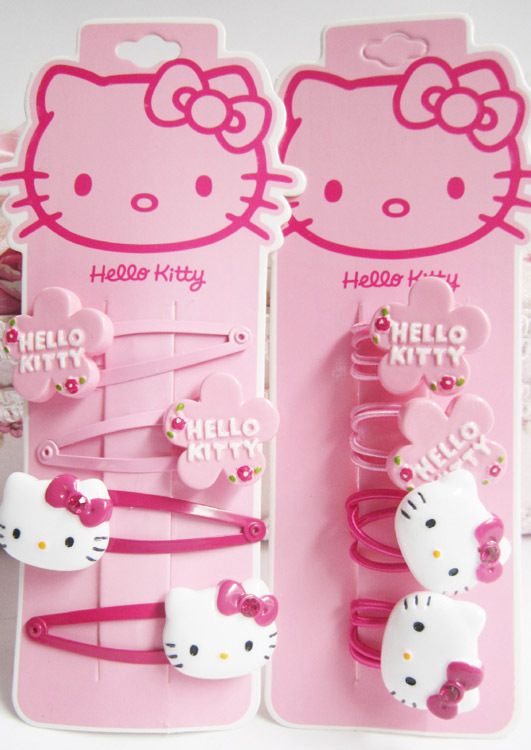 Hello Kitty Barrettes Hair Rope Cute Cake Flower Accessories Hello Kitty Headdress Baby Rubber Band Hello Kitty Barrettes Hair Rope Cute Cake Flower Accessories Hello Kitty Headdress Baby Rubber Band