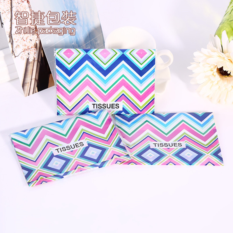 The Compound printing exquisite napkin bag paper bag paper bag packaging products wholesale.