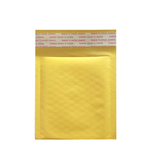Yellow Kraft Paper Bubble bag Compound Bubble envelope Express as Yellow kraft paper bag custom