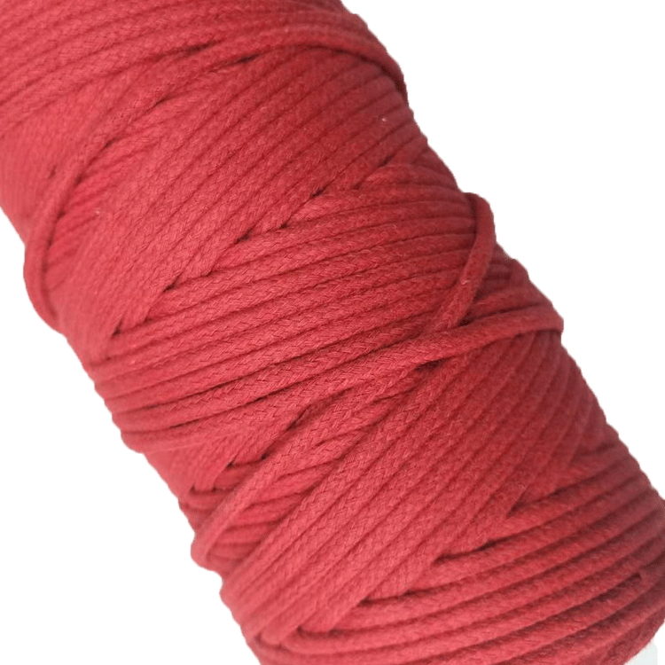 3mm Colorful Cotton Compound Rope Hand-Woven Bag DIY Decoration Bundling Threads Drawstring Bag Drawstring Cotton Rope