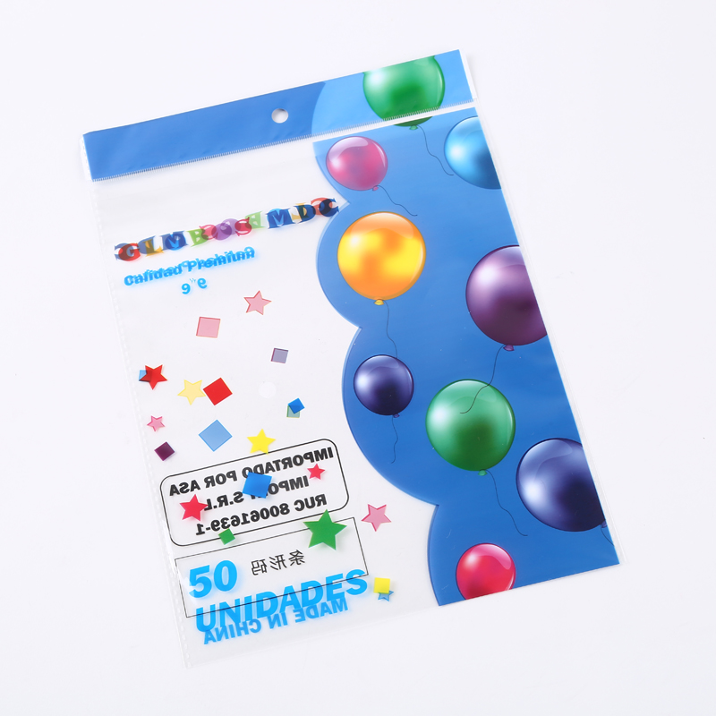 Compound bag zipper bag three side sealing bag color printing bag opp self-adhesive bag plastic bag bag card head bag.