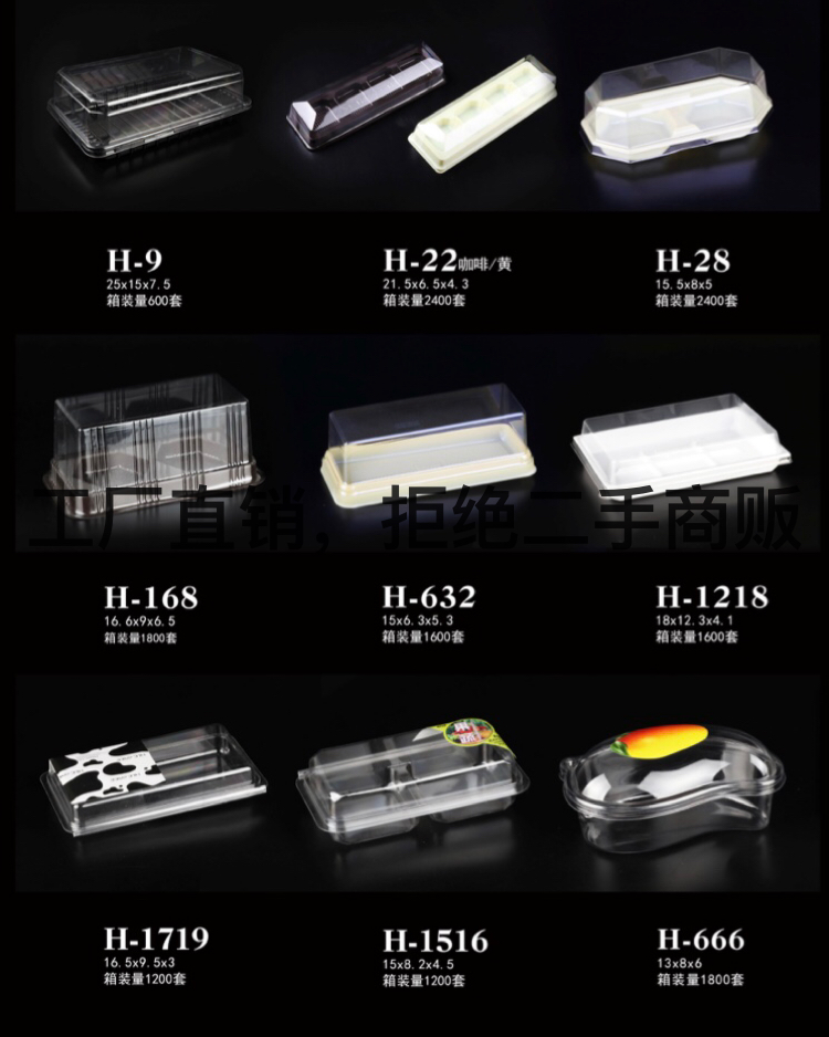 Blister Packaging Blister Box Transparent Box Food Packaging Box PVC Box Mooncake Holder Cake Box Gold
