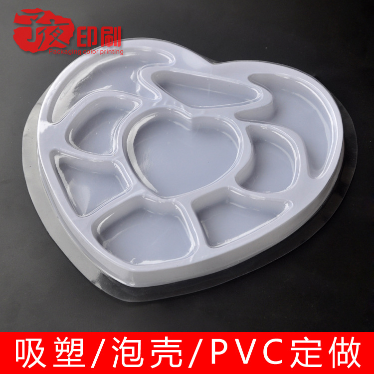 Blister packaging box PVC transparent folding card double side Blister packaging custom