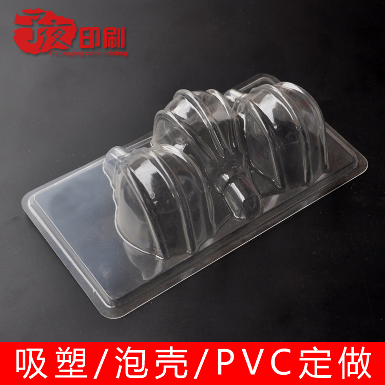 Blister packaging box PVC transparent folding card double side Blister packaging custom