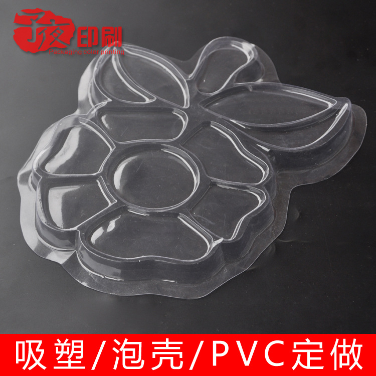 Blister packaging box PVC transparent folding card double side Blister packaging custom