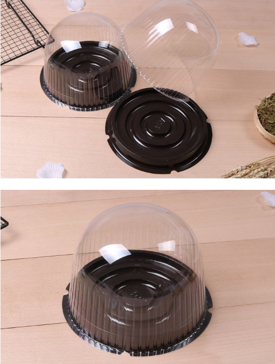 6 \&#034;round brown baking pastry box pastry box Children&#039;s cake box blister packaging box