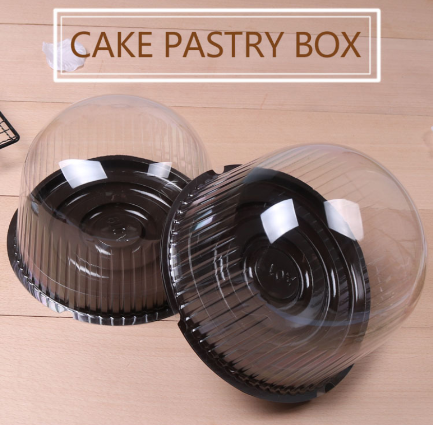 6 \&#034;round brown baking pastry box pastry box Children&#039;s cake box blister packaging box