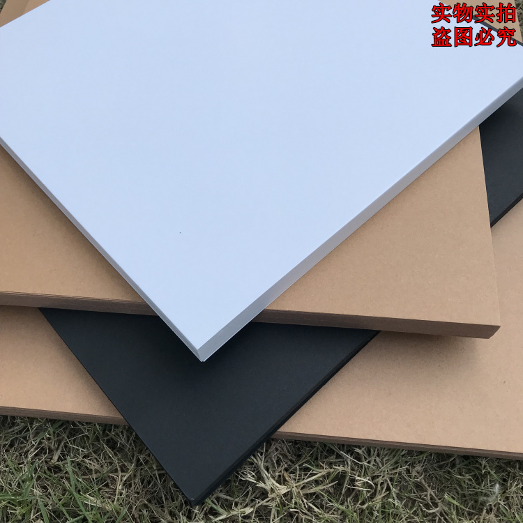 Square Cardboard Kraft Paper Black Paperboard Dutch White Cardboard Sketch Painting Drawing Paper Hand Painted Cardboard Mounting Background Paper