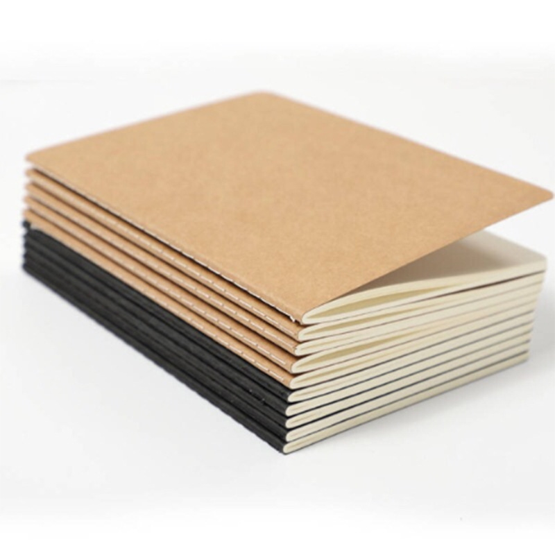 Korean A4 Kraft Paper Black Paperboard Notepad Blank Book Inner Page Horizontal Line Sketch Book Hand-Painted Notebook Korean A4 Kraft Paper Black Paperboard Notepad Blank Book Inner Page Horizontal Line Sketch Book Hand-Painted Notebook