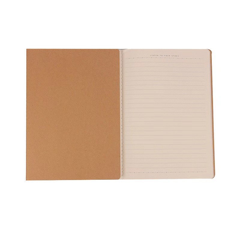 Korean A4 Kraft Paper Black Paperboard Notepad Blank Book Inner Page Horizontal Line Sketch Book Hand-Painted Notebook Korean A4 Kraft Paper Black Paperboard Notepad Blank Book Inner Page Horizontal Line Sketch Book Hand-Painted Notebook