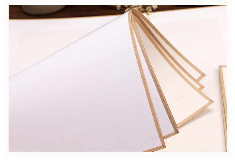 Xuan Paper Cardboard Edge Soft Paperboard Thickened Traditional Chinese Painting Lens Paper Flower Yunlong Bark Paper Ancient Style Picture