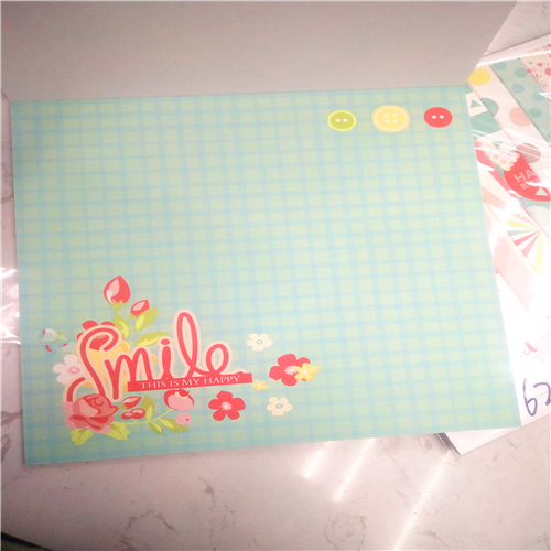 The New High-end Exquisite Colorful Bottom Paperboard Stickers Fresh Creative Handmade Set