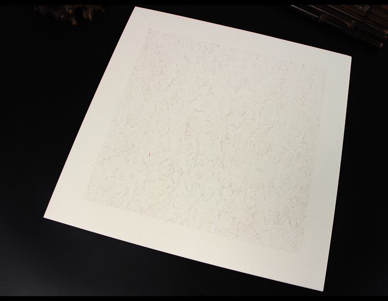 Thickened Xuan Paper Soft Paperboard Processed Rice Paper Chinese Rice Paper Fan Xuan Paper Traditional Chinese Painting Cardboard Hemp Paper Lens Paper Blank round Paper 10 Sheets