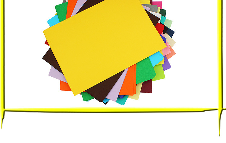 Products in Stock Free Shipping Wholesale A4 Color Paperboard Pure Wood Pulp Mixed 20 Colors 230G Children's Handmade Colored Paper Painting Cardboard