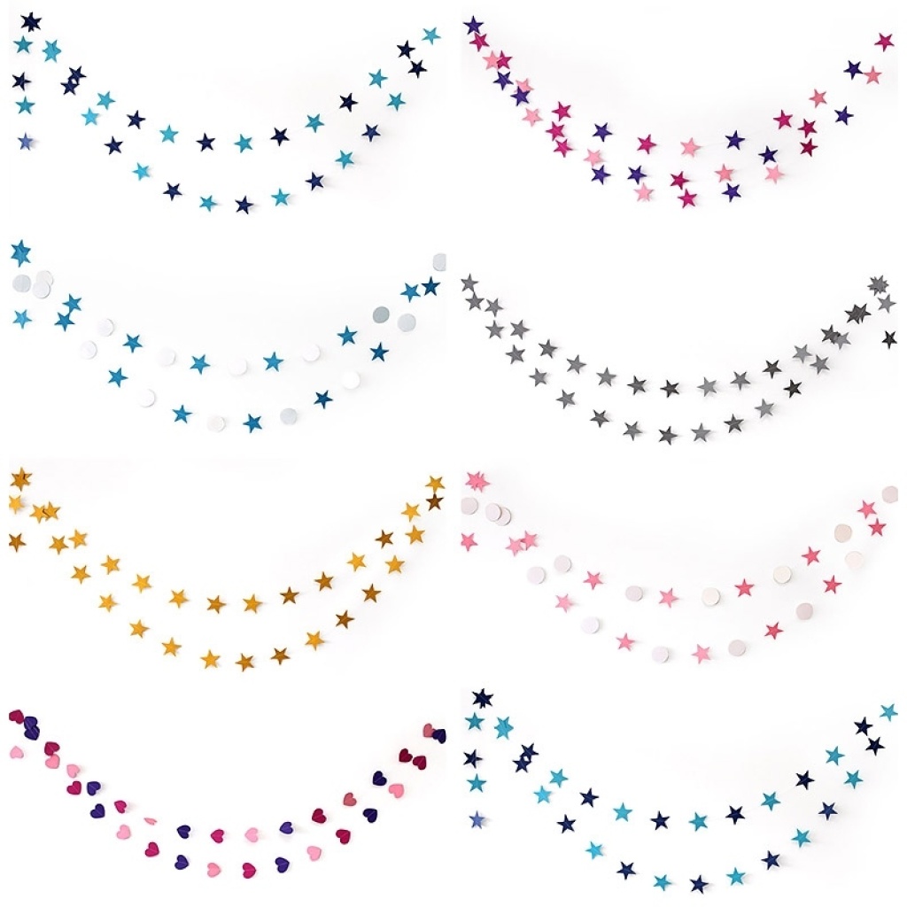 Creative Paperboard XINGX Ornaments Hanging Ornaments Pull Strip Wedding Party Festival Celebration Decorations Arrangement Latte Art Paper 3D