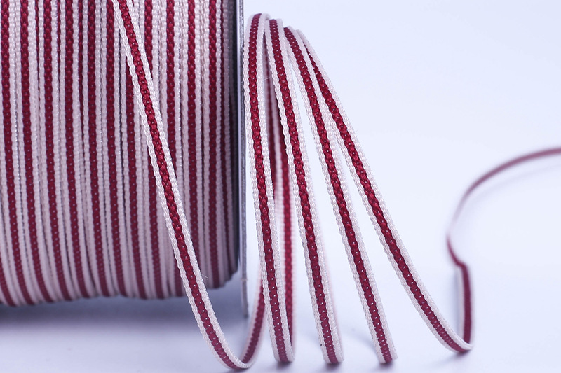3mm Two-Color Stripe Band DIY Bow Hair Accessories Bouquet Packing Ribbon Clothing Accessories Cotton Ribbon 3mm Two-Color Stripe Band DIY Bow Hair Accessories Bouquet Packing Ribbon Clothing Accessories Cotton Ribbon