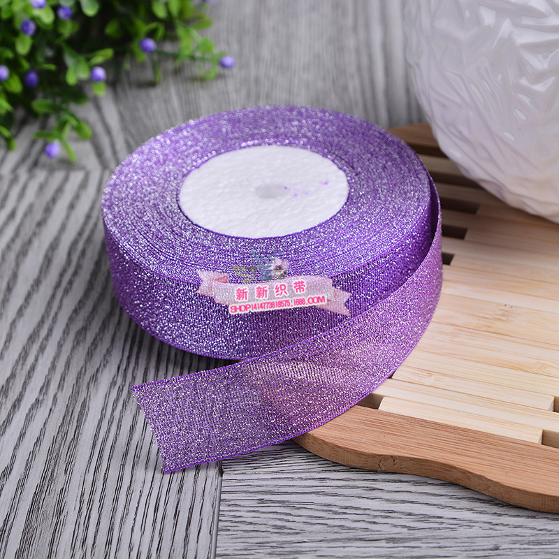 Factory Wholesale 2.5cm Onion Ribbon Packaging Tape Gift Ribbon Baking Gift Box Packaging Packing Ribbon Customization