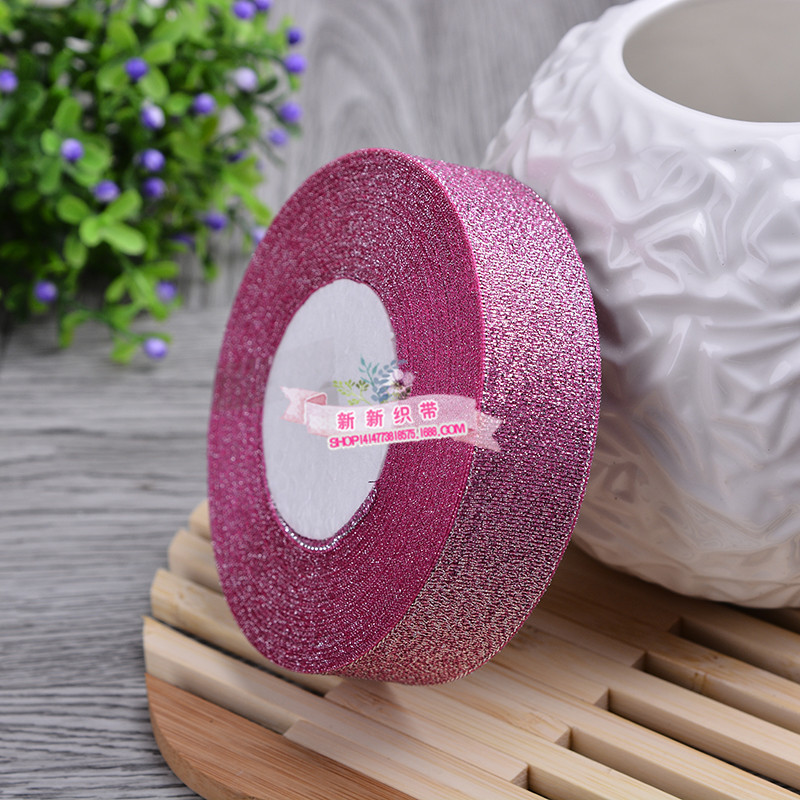 Factory Wholesale 2.5cm Onion Ribbon Packaging Tape Gift Ribbon Baking Gift Box Packaging Packing Ribbon Customization