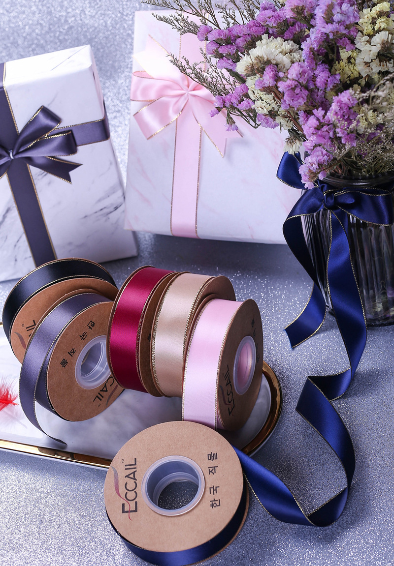 Phnom Penh Polyester Belt DIY Bow Hair Accessories Bouquet Cake Gift Box Packing Ribbon Clothing Accessories Ribbon