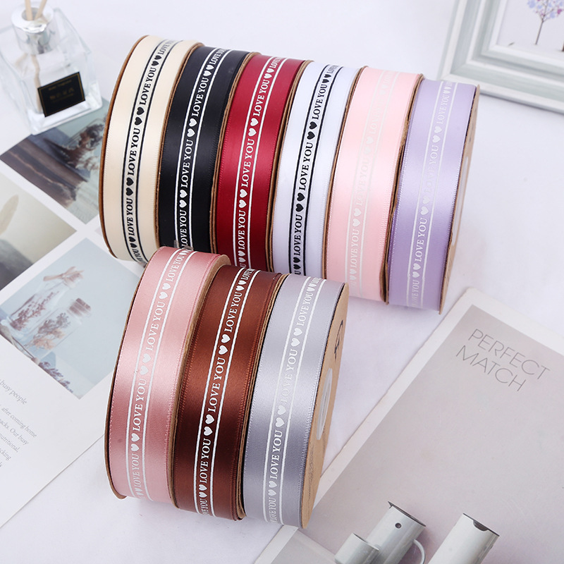 2.5cm Printed English Webbing Colorful Ribbon Flowers Packing Ribbon Polyester Belt Gift Box Handmade Bowknot Ribbon 2.5cm Printed English Webbing Colorful Ribbon Flowers Packing Ribbon Polyester Belt Gift Box Handmade Bowknot Ribbon