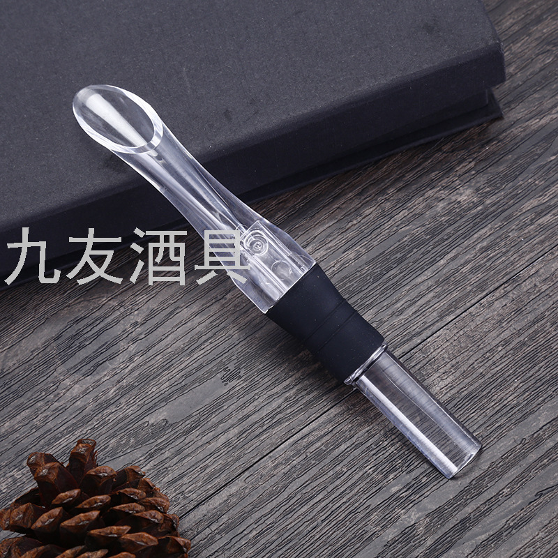 Acrylic Pen Shape Speedy Wine Decanter Hippocampus Knife Vacuum Stopper Bottle Opener Wine Set 4 PCs Paper Box Gift Set Acrylic Pen Shape Speedy Wine Decanter Hippocampus Knife Vacuum Stopper Bottle Opener Wine Set 4 PCs Paper Box Gift Set