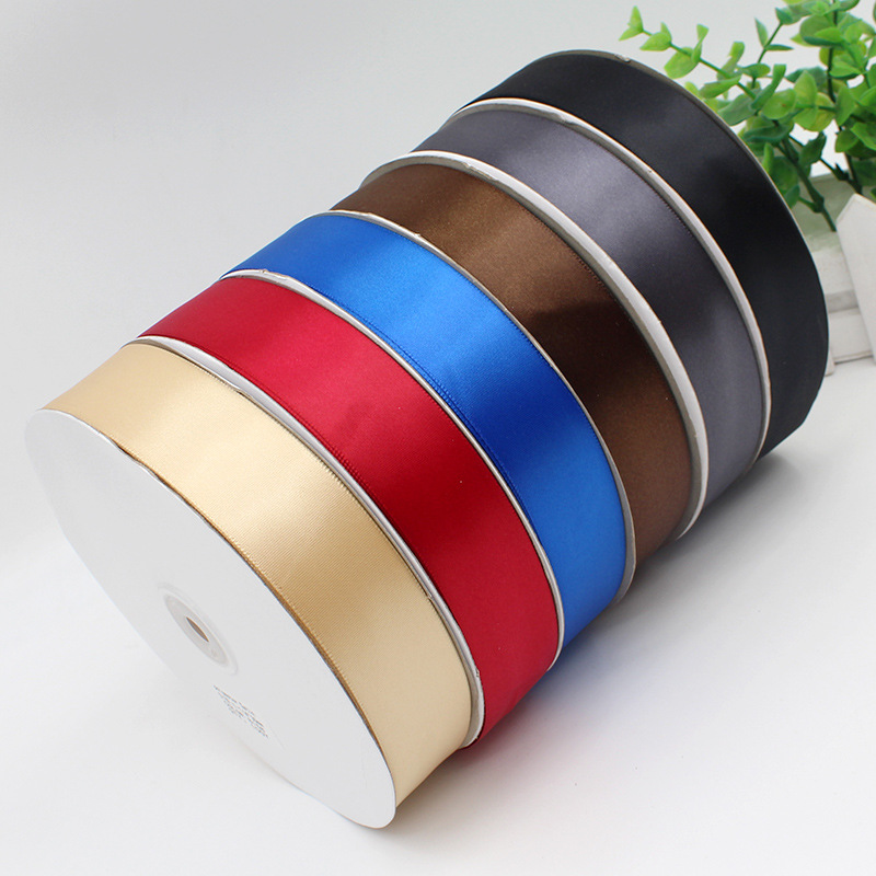 [Free Shipping for One Roll] 3cm Gift Box Packing Ribbon Bow 3cm Ribbon Corsage Wedding Accessories Ribbon mm