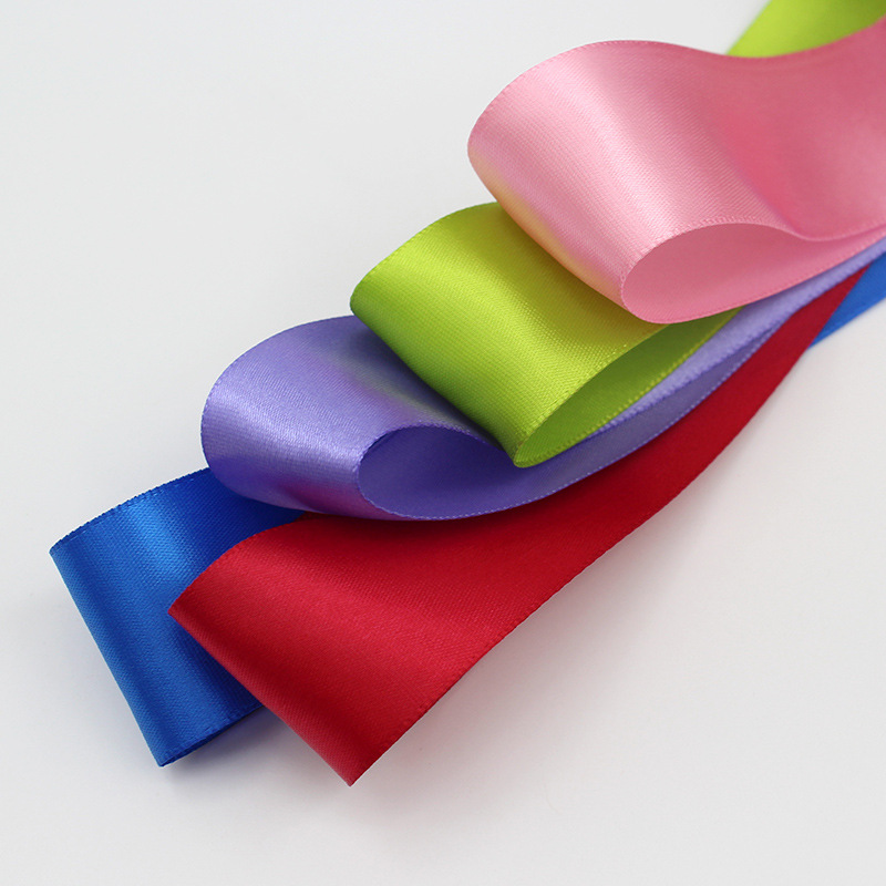 [Free Shipping for One Roll] 3cm Gift Box Packing Ribbon Bow 3cm Ribbon Corsage Wedding Accessories Ribbon mm