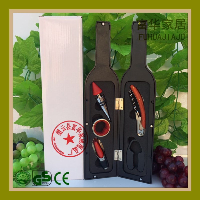 Fuhuafei Wine Set Wine Bottle Five-Piece Wine Tool Box Bottle Opener Wine High-End Wine Set Gift