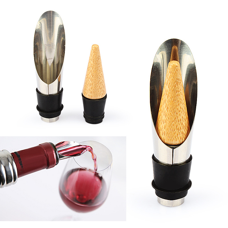 Cross-Border Amazon Supply Wish Bottle Opener Four-Piece round Leather Box Wine Set Christmas Gift Wholesale Cross-Border Amazon Supply Wish Bottle Opener Four-Piece round Leather Box Wine Set Christmas Gift Wholesale