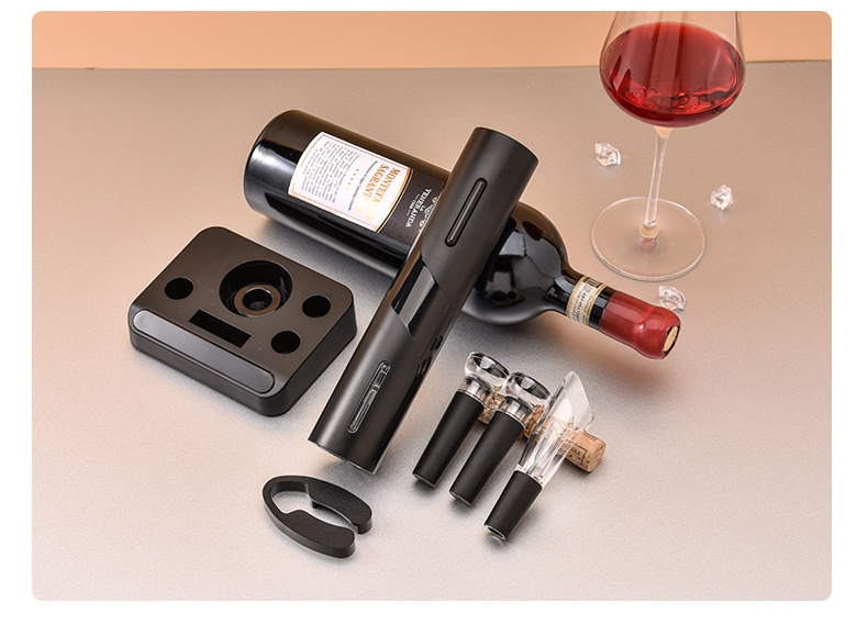 New Gift Box Bottle Opener Business Gift Anniversary Celebration Storage Base Red Wine Electric Bottle Opener Gift Box New Gift Box Bottle Opener Business Gift Anniversary Celebration Storage Base Red Wine Electric Bottle Opener Gift Box