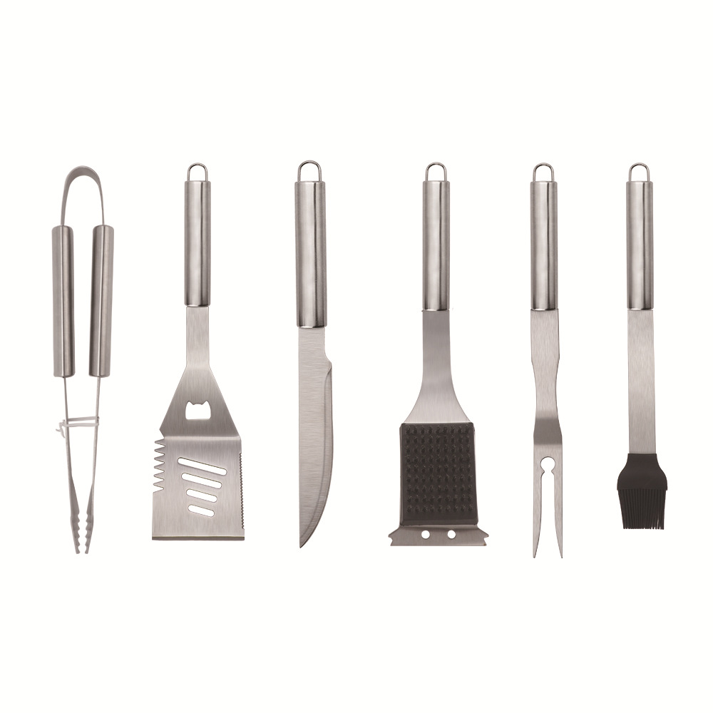 Outdoor Bbq19-Piece BBQ Utensils Aluminum Box Set Barbecue Shovel with Bottle Opener Barbecue Cruet Portable Set